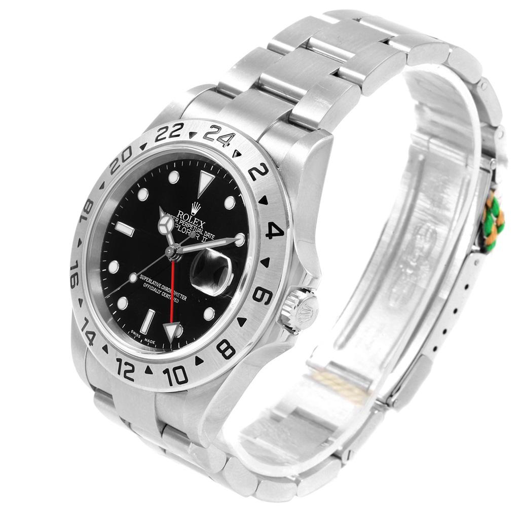 Rolex Explorer II 40 Black Dial Automatic Men's Watch 16570 Unworn In Excellent Condition In Atlanta, GA