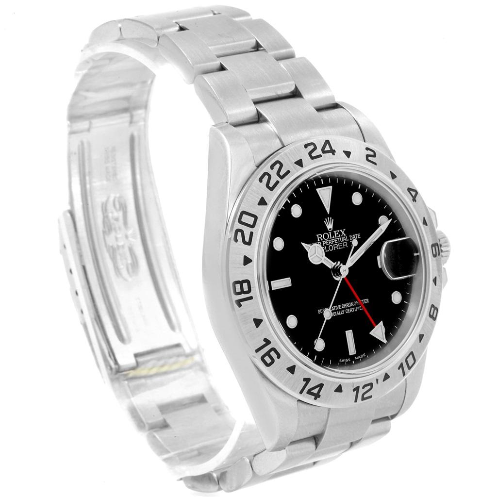 Rolex Explorer II 40 Black Dial Automatic Men's Watch 16570 Unworn 4