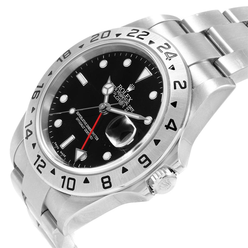 Rolex Explorer II 40 Black Dial Automatic Men's Watch 16570 Unworn 5
