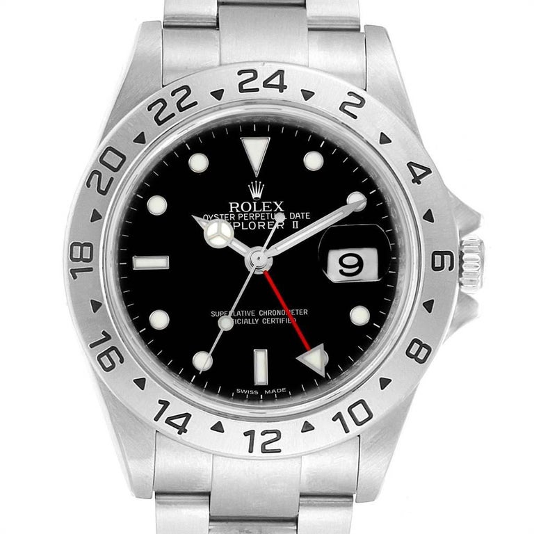 Rolex Explorer II Black Dial Parachrom Hairspring Men’s Watch 16570 For ...