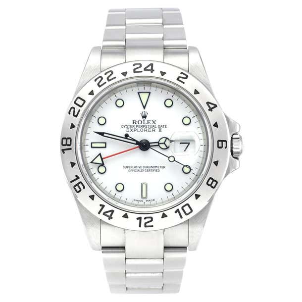 Rolex Explorer II Polar White Dial Stainless Steel Automatic Watch ...