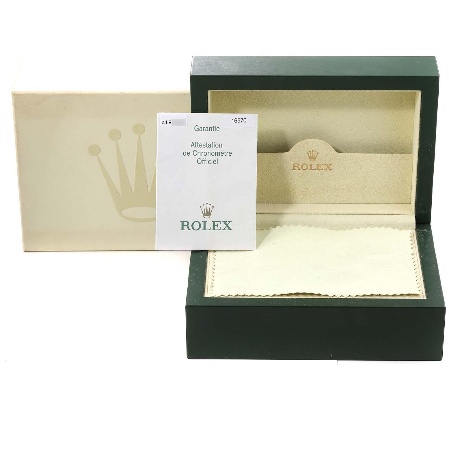 Rolex Explorer II 40mm Polar White Dial Steel Mens Watch 16570 Box Papers 5