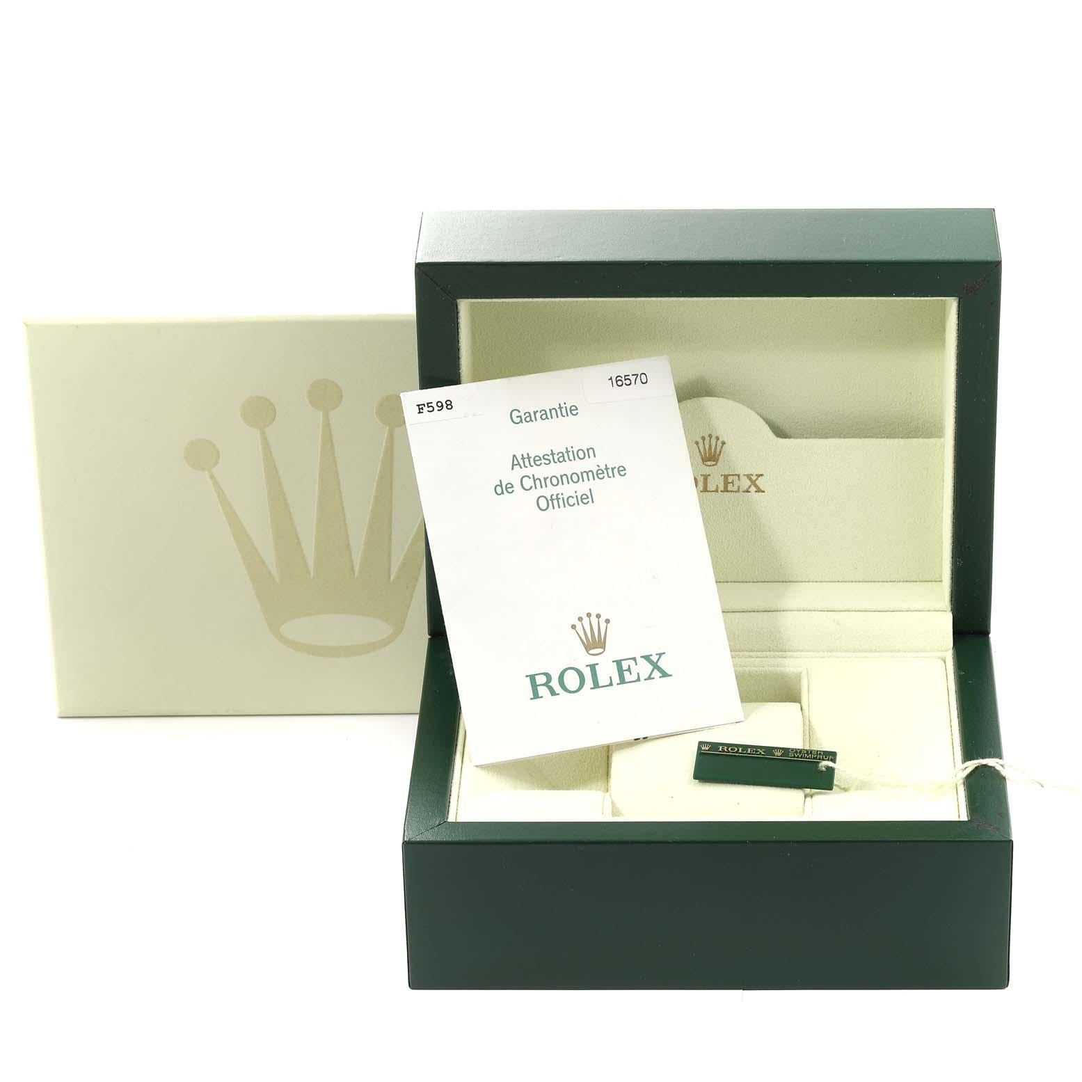 Rolex Explorer II 40mm Polar White Dial Steel Mens Watch 16570 Box Papers 4