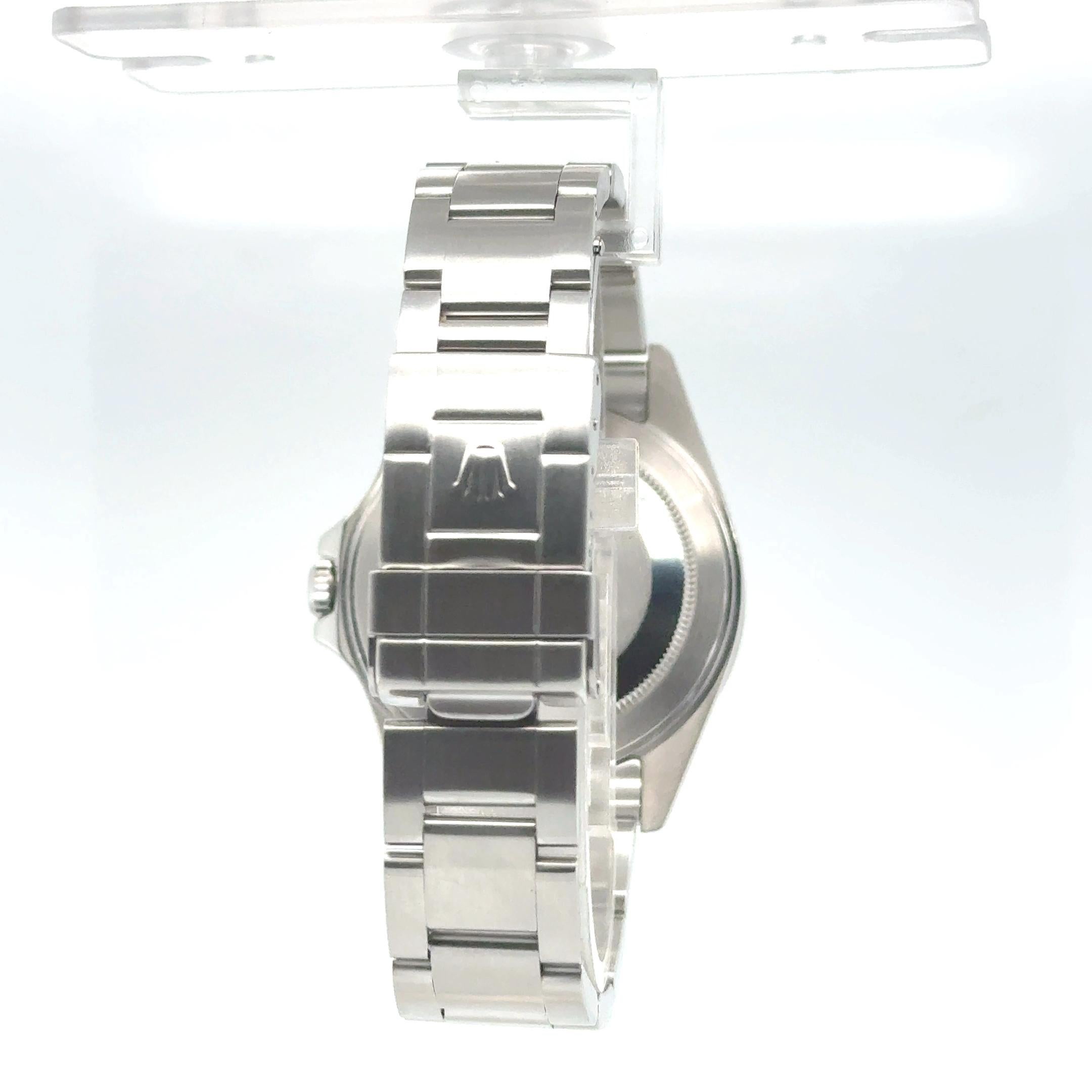Rolex Explorer II 40mm Montre automatique en acier inoxydable, cadran blanc Bon état - En vente à Coral Gables, FL