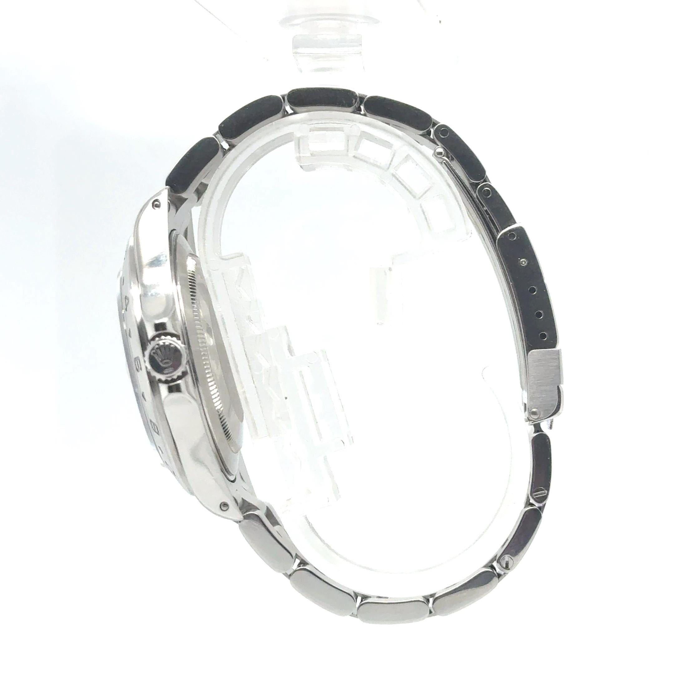 Rolex Explorer II 40mm Montre automatique en acier inoxydable, cadran blanc Unisexe en vente
