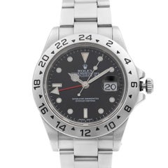 Rolex Explorer II Steel Black Dial Red Hand Automatic Men's Watch 16570