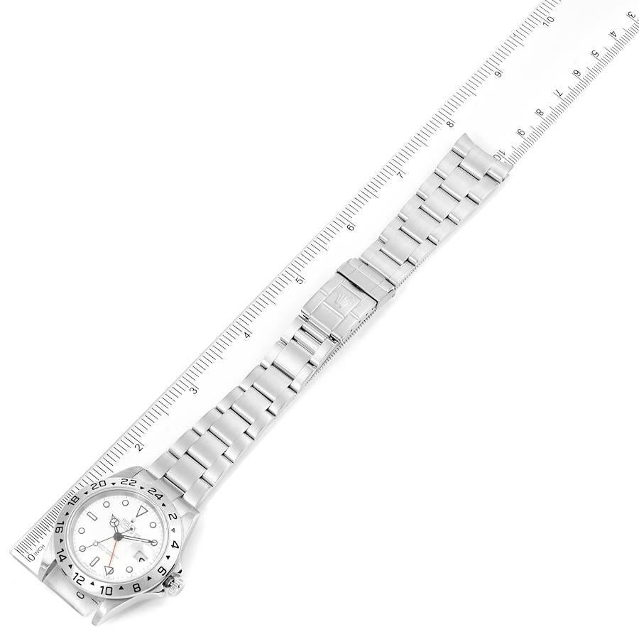 Rolex Explorer II White Dial Parachrom Hairspring Men's Watch 16570 6