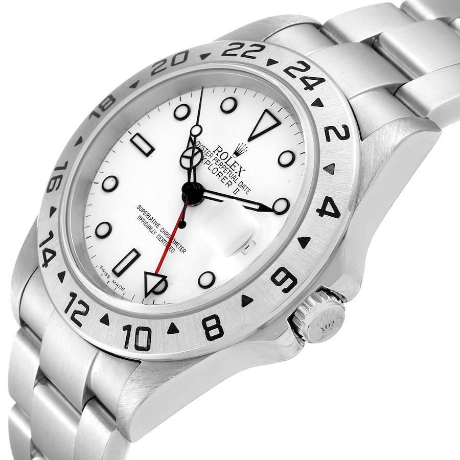 Rolex Explorer II White Dial Parachrom Hairspring Men's Watch 16570 1