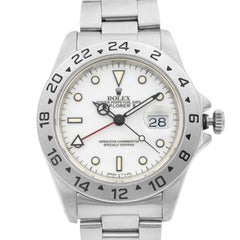 Rolex Explorer II White Dial Red Hand Automatic Men's Watch 16570