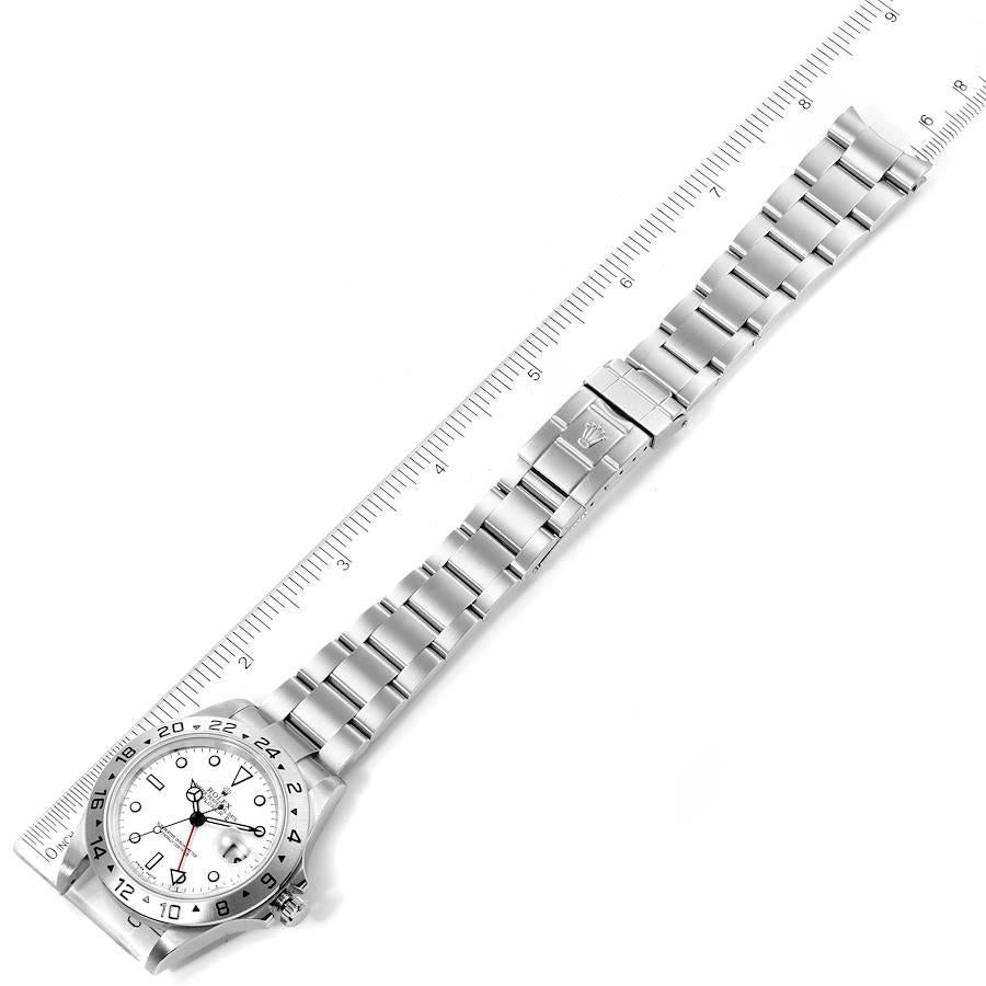 Rolex Explorer II White Dial Steel Men's Watch 16570 Box Papers 7