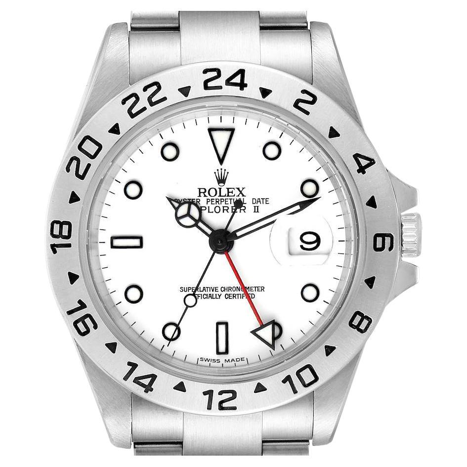 Rolex Explorer II 16570 Men's Watch Box Papers at 1stDibs