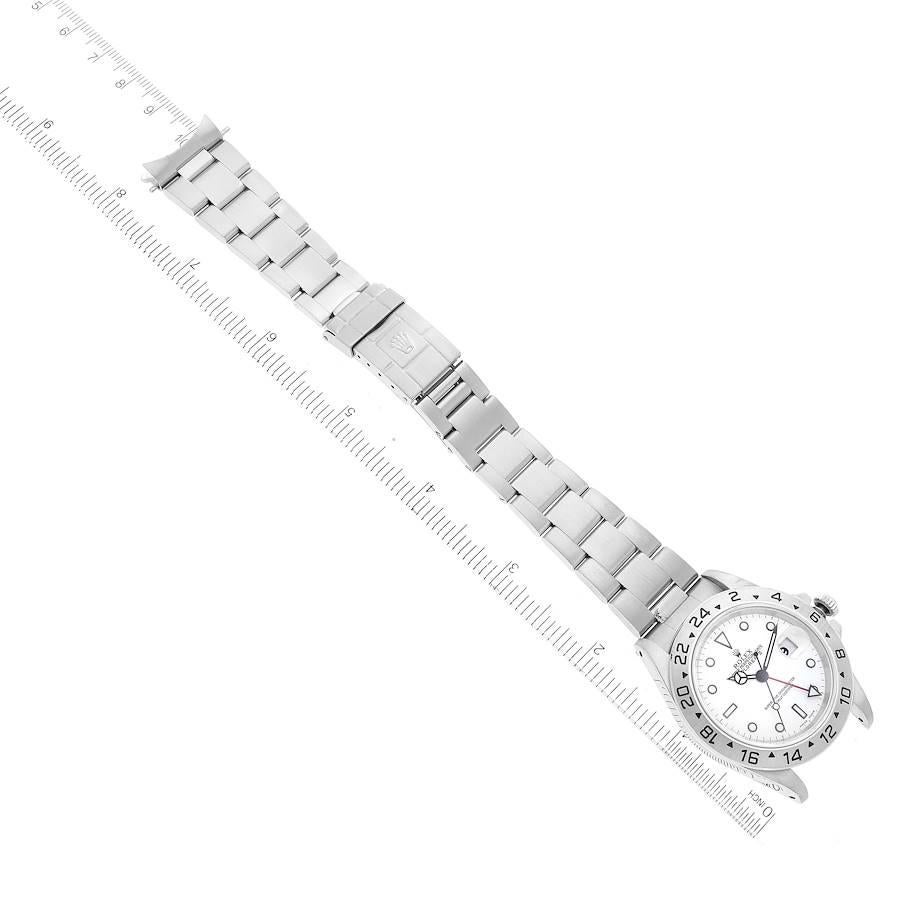 Rolex Explorer II White Dial Steel Mens Watch 16570 3