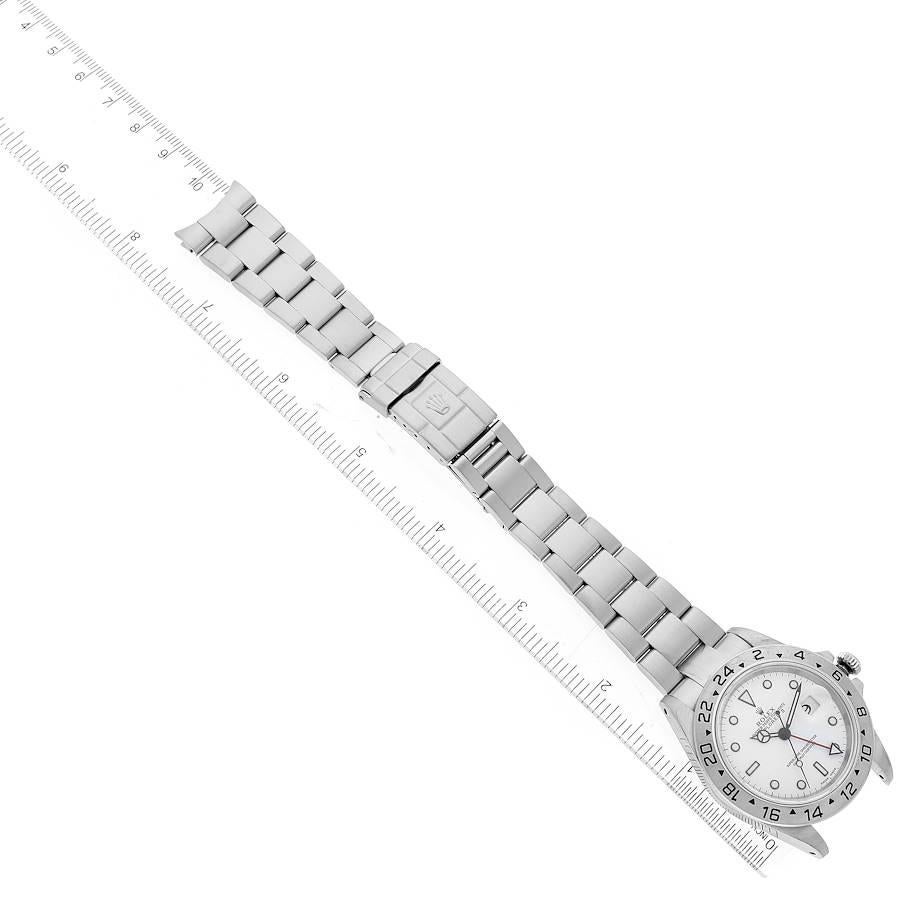 Rolex Explorer II 40mm White Dial Steel Mens Watch 16570 3