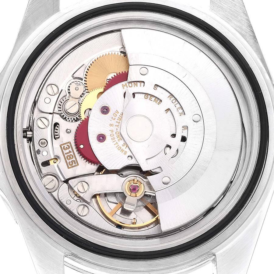 Rolex Explorer II 40mm Weißes Zifferblatt Stahl Herrenuhr 16570 im Angebot 5