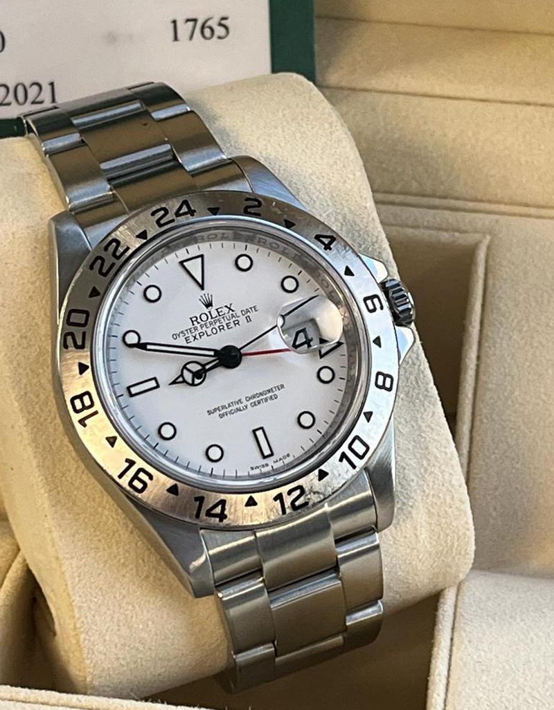rolex 16570 explorer ii mens
