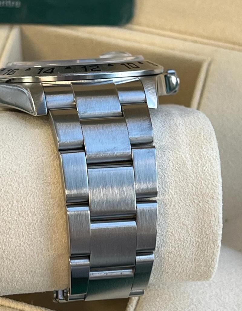 Men's Rolex Explorer II 40mm White Polar Dial Stainless Steel Oyster Mens Watch 16570 For Sale