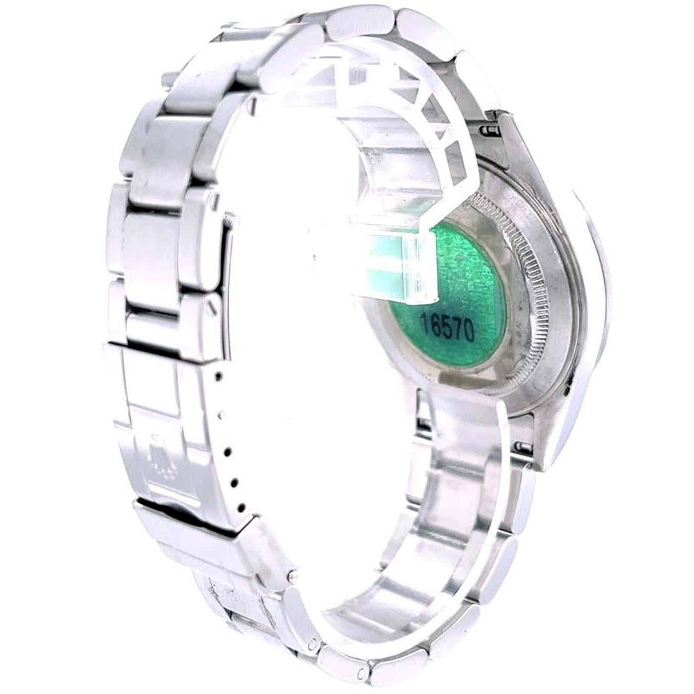Men's Rolex Explorer II White Polar Dial Steel Oyster Bracelet Mens Watch 16570 For Sale
