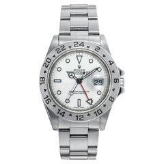 Rolex Explorer II White Polar Dial Steel Oyster Bracelet Mens Watch 16570