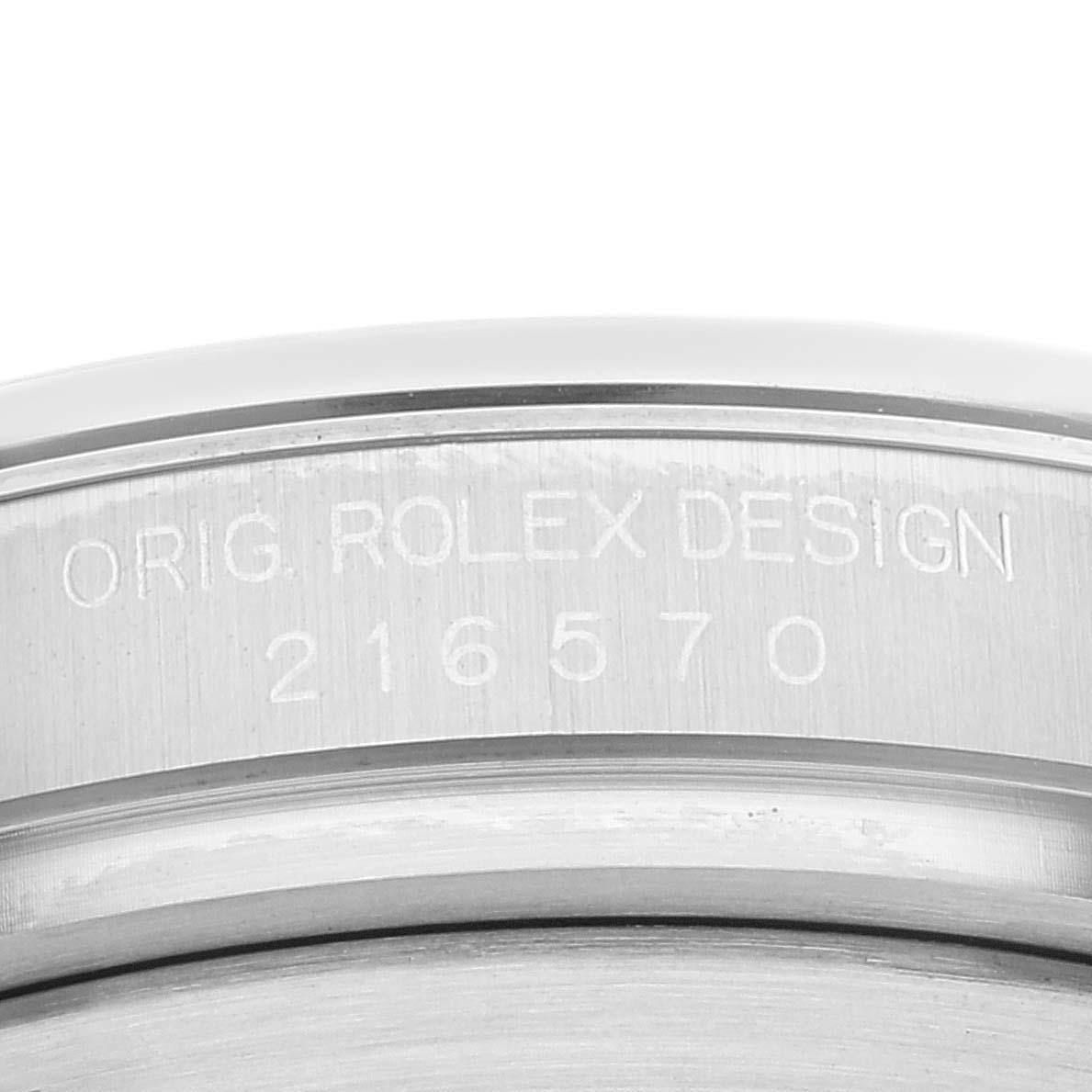 Rolex Explorer II 42 Black Dial Orange Hand Steel Mens Watch 216570 Box Card 3