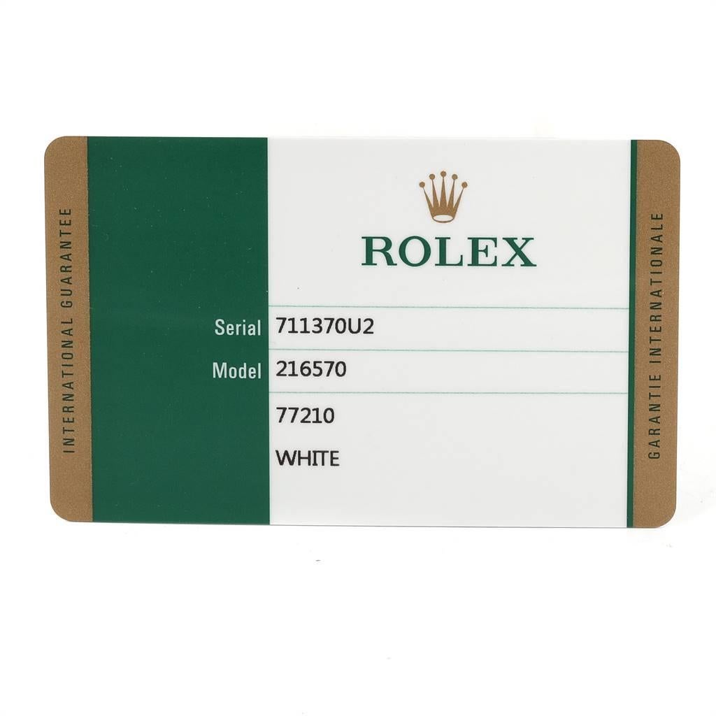 Rolex Explorer II 42 Orange Hand Steel Men's Watch 216570 Box Card 8