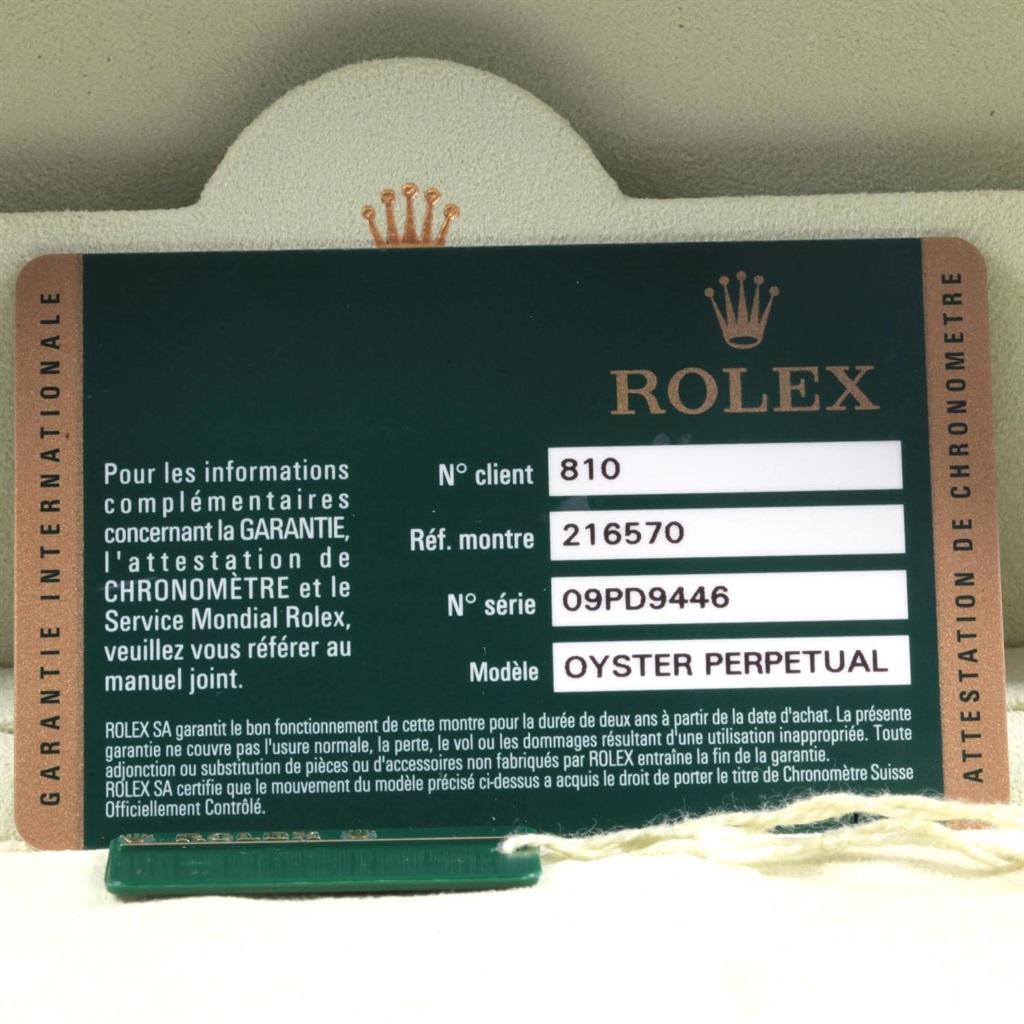 Rolex Explorer II 42 White Dial Stainless Steel Watch 216570 Box Card For Sale 7
