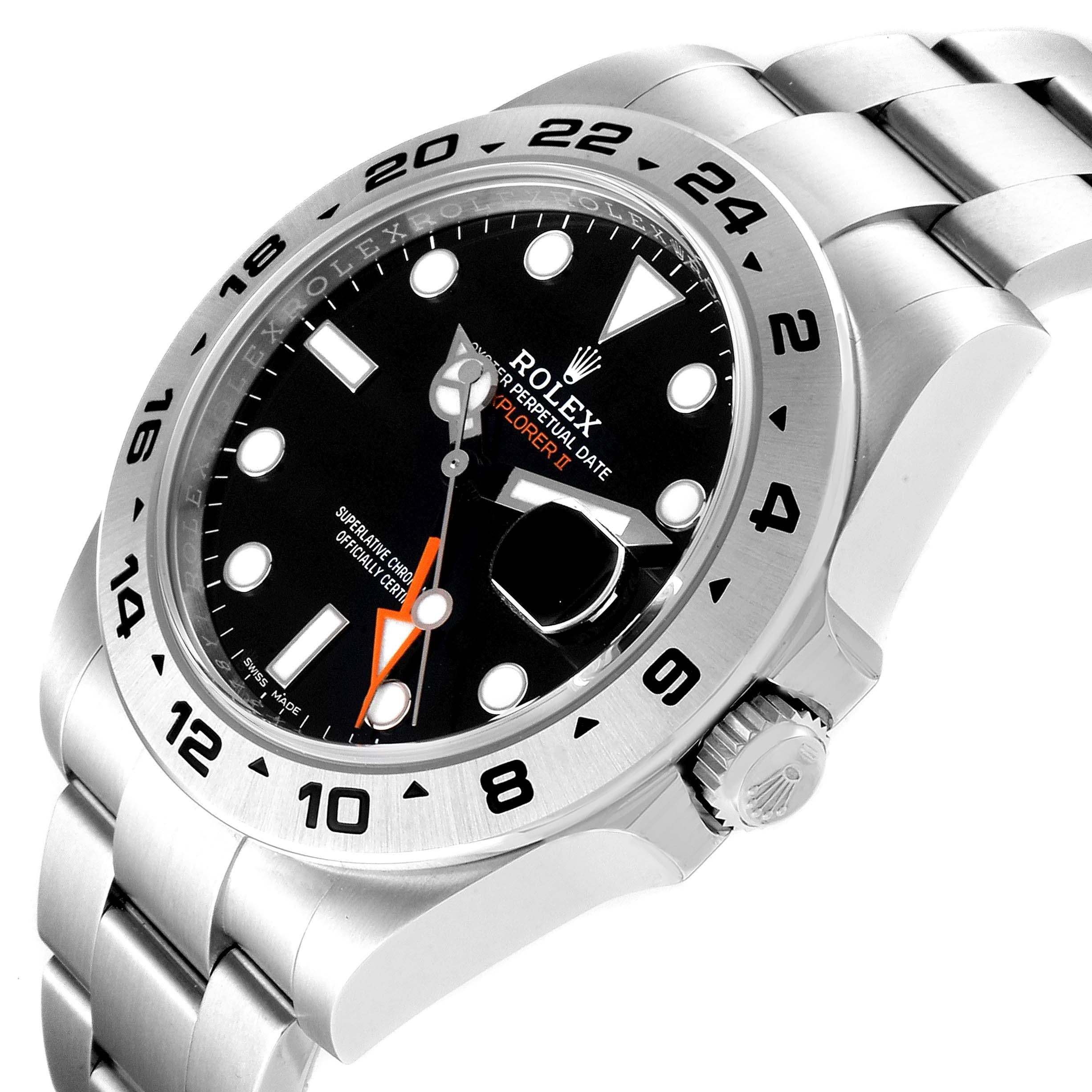 Rolex Explorer II Black Dial Steel Men's Watch 216570 Unworn 2