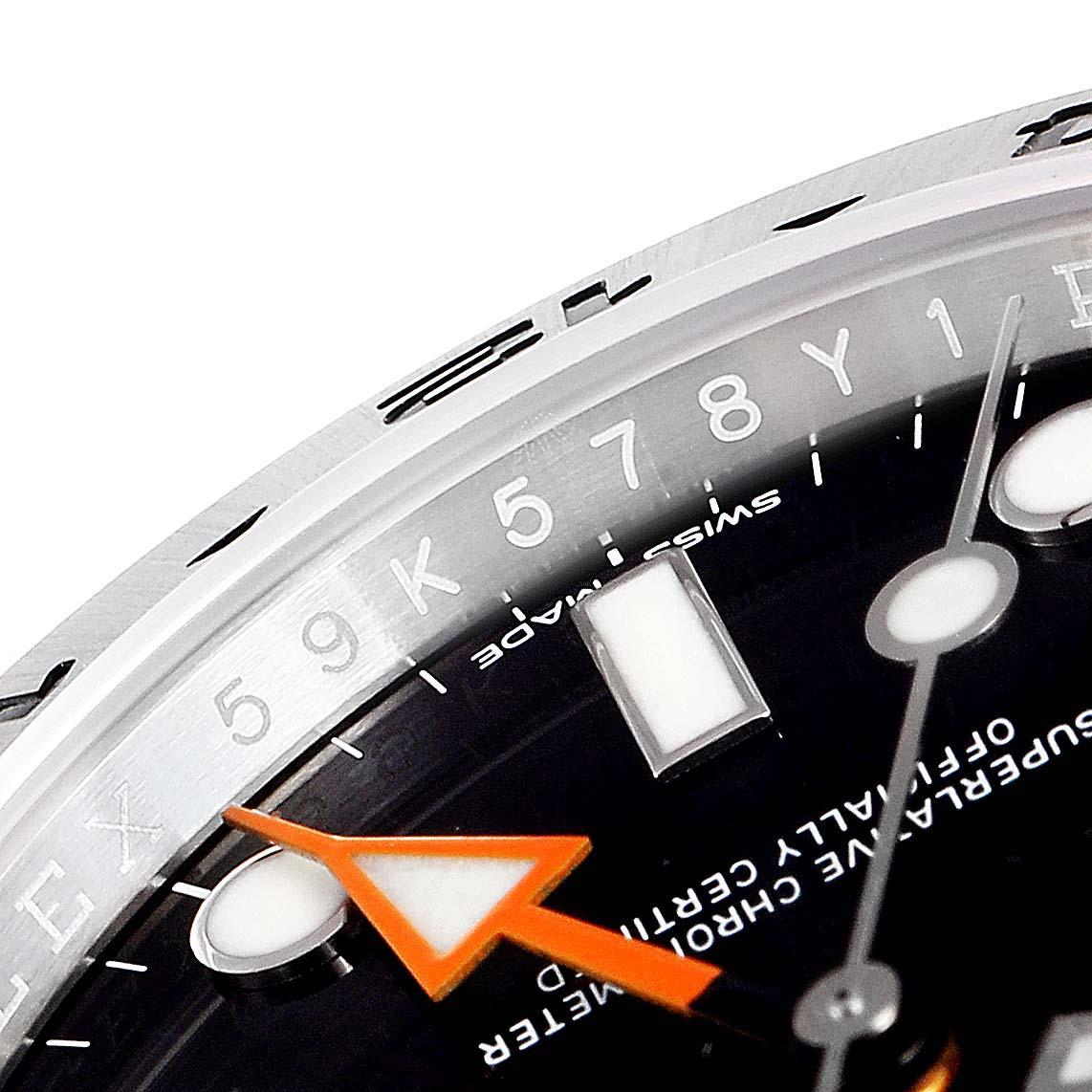 Rolex Explorer II Black Dial Steel Men's Watch 216570 Unworn 3
