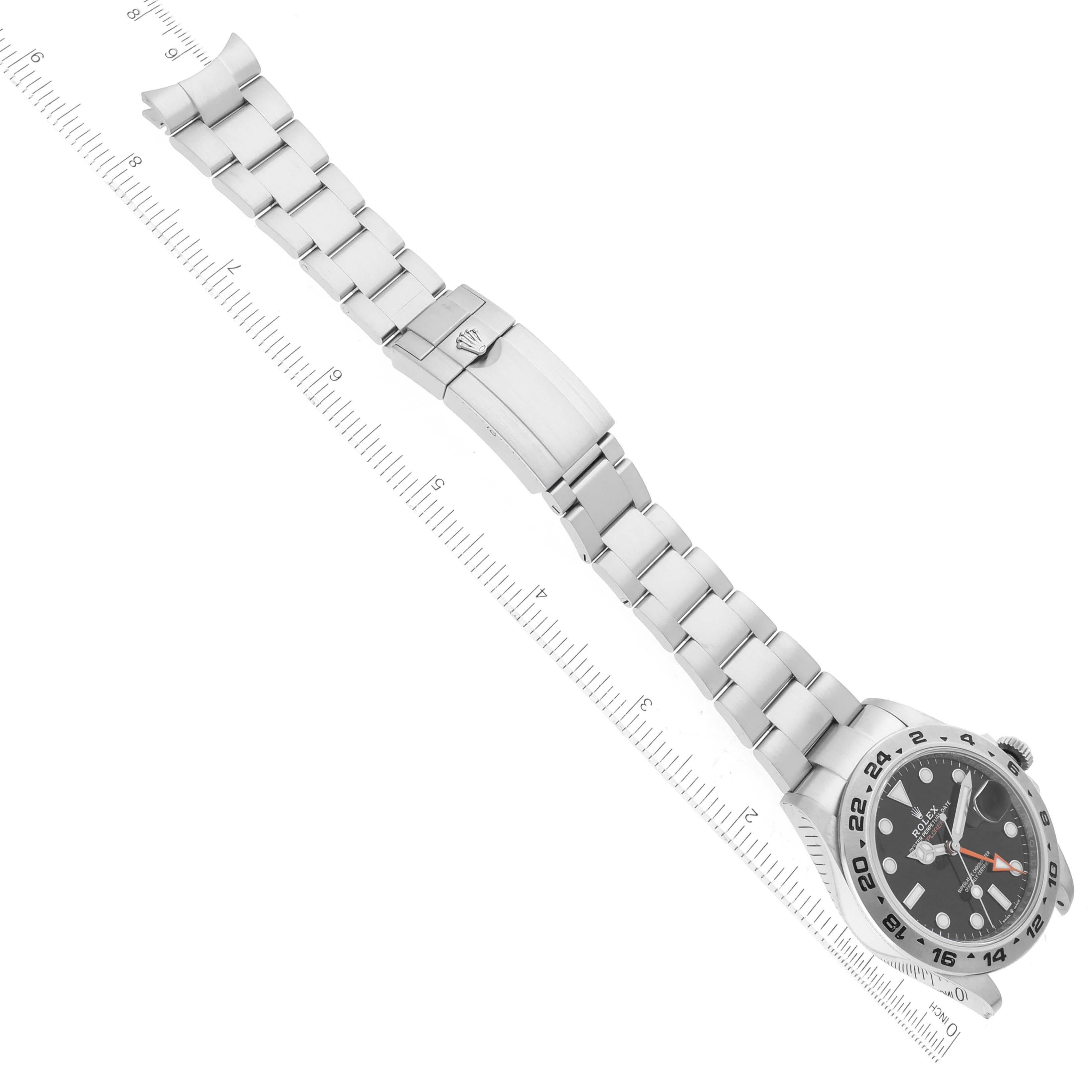Rolex Explorer II 42mm Black Dial Steel Mens Watch 226570 For Sale 7
