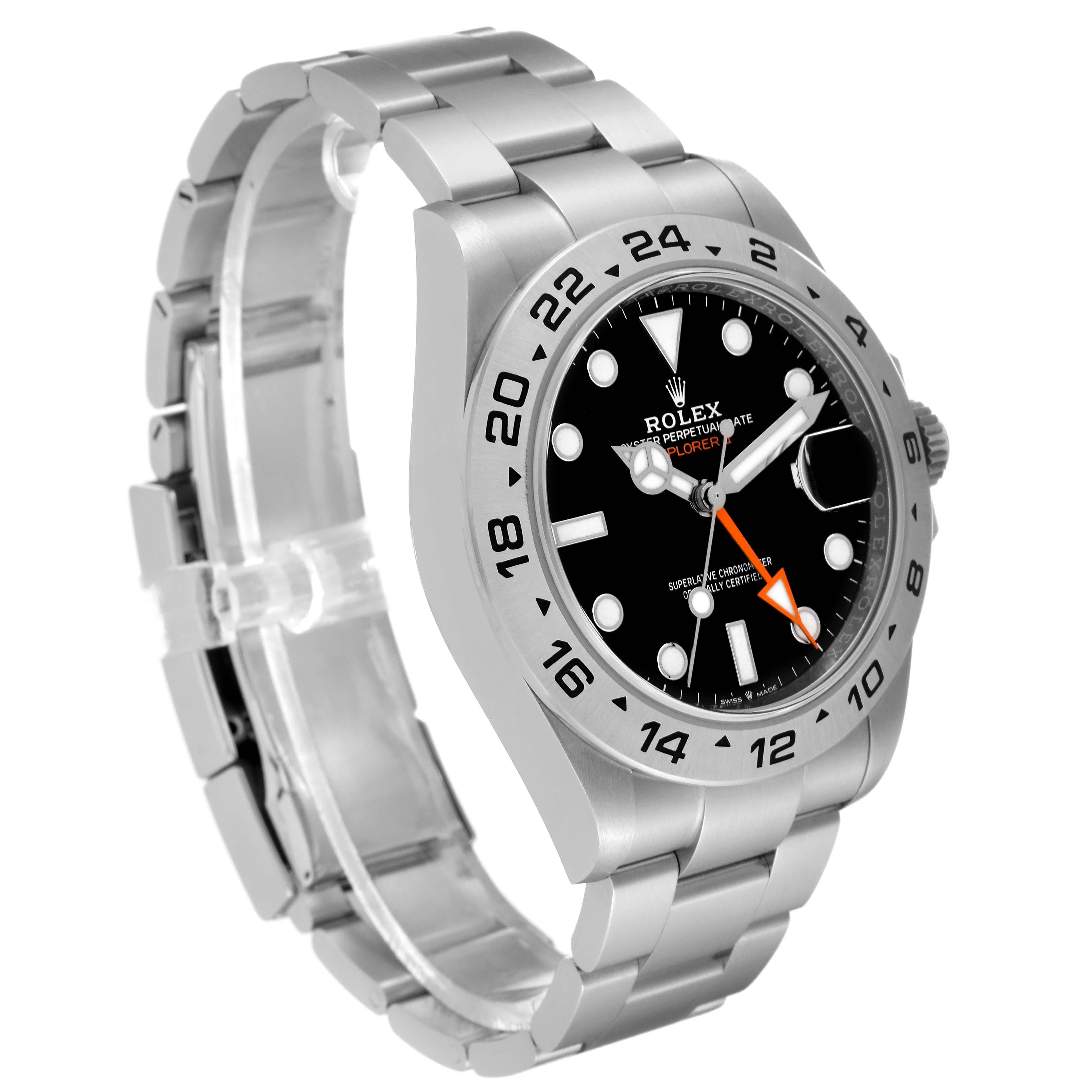 Rolex Explorer II 42mm Black Dial Steel Mens Watch 226570 1