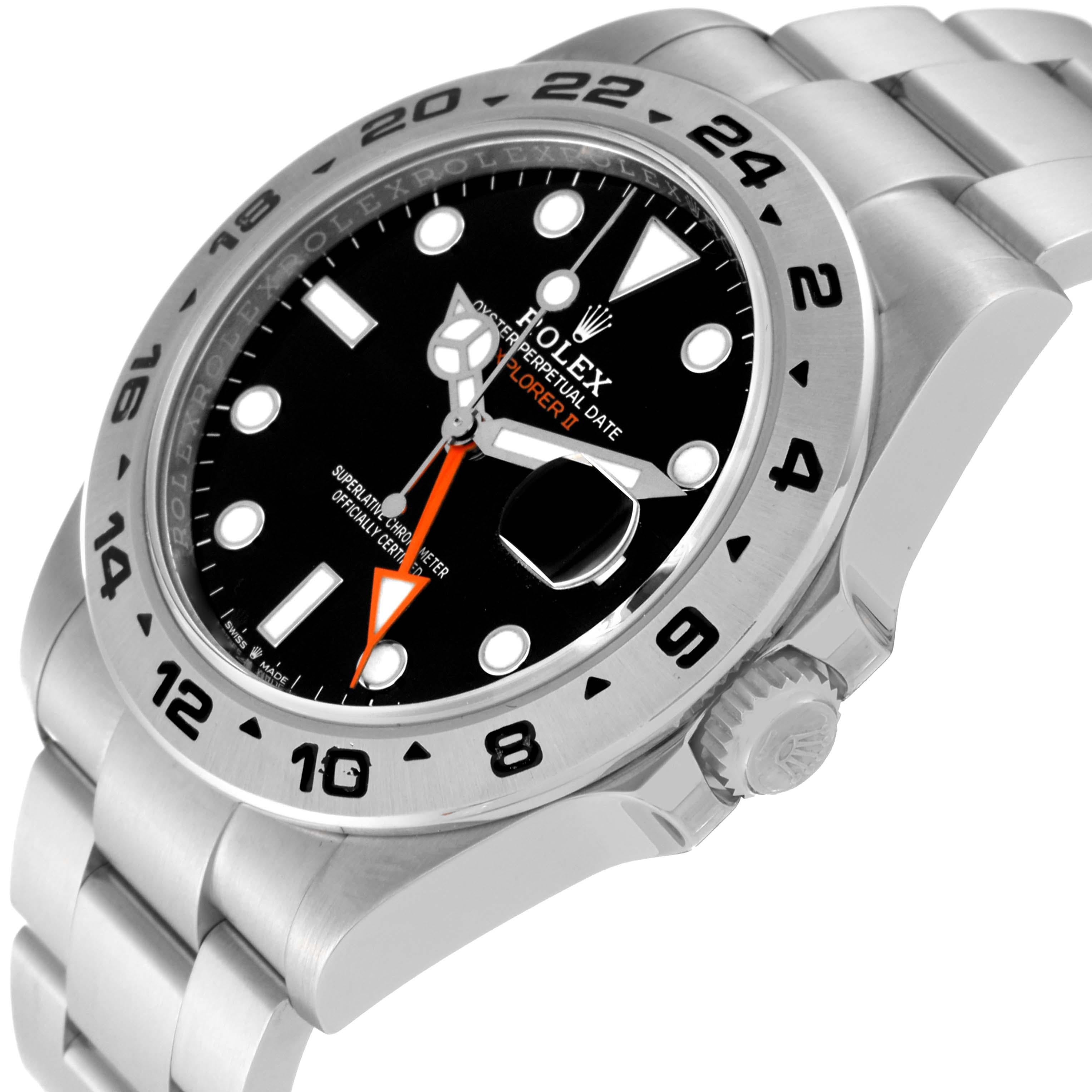 Rolex Explorer II 42mm Black Dial Steel Mens Watch 226570 For Sale 3