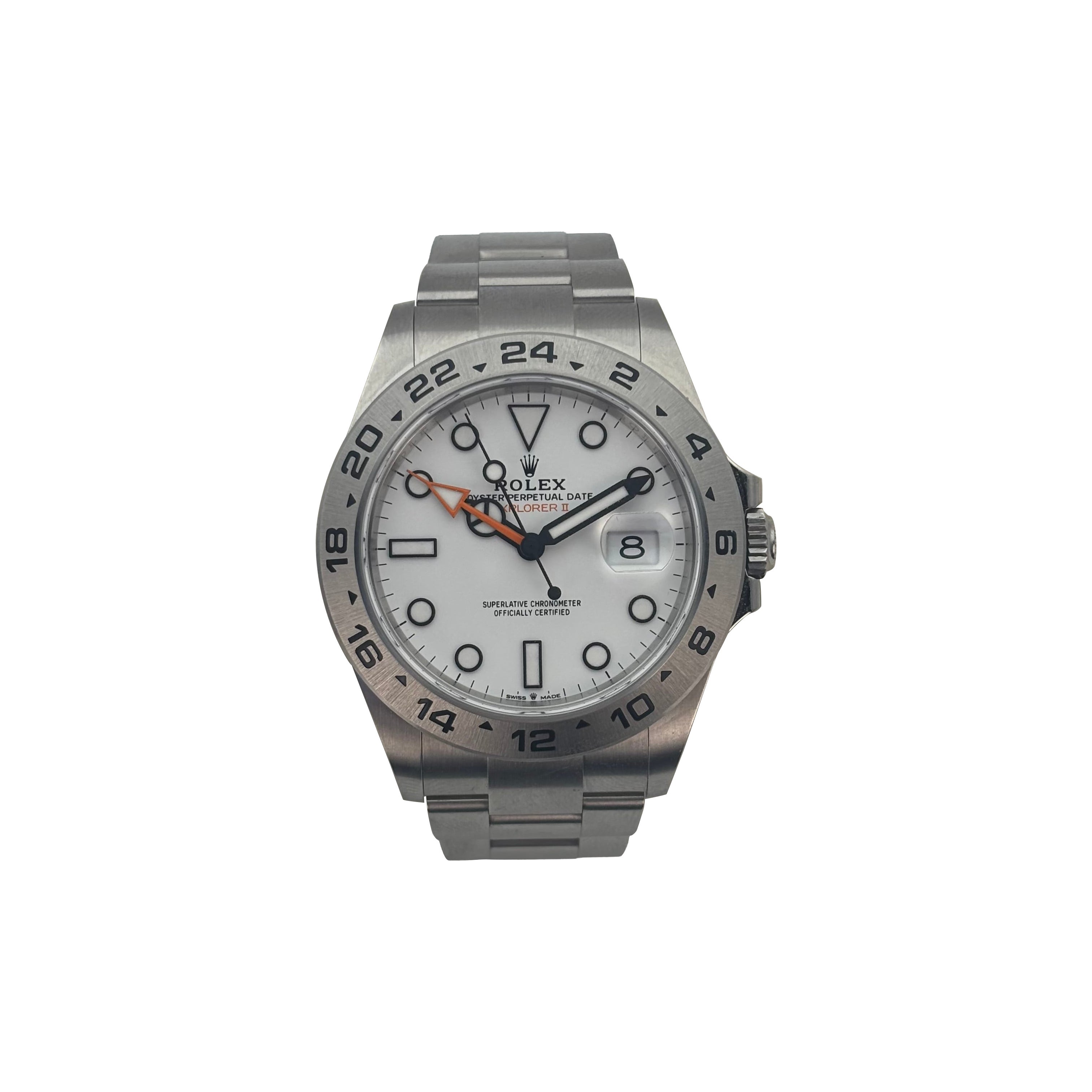 Rolex Explorer II 42mm Oystersteel Watch, Polar Dial, Ref. 226570