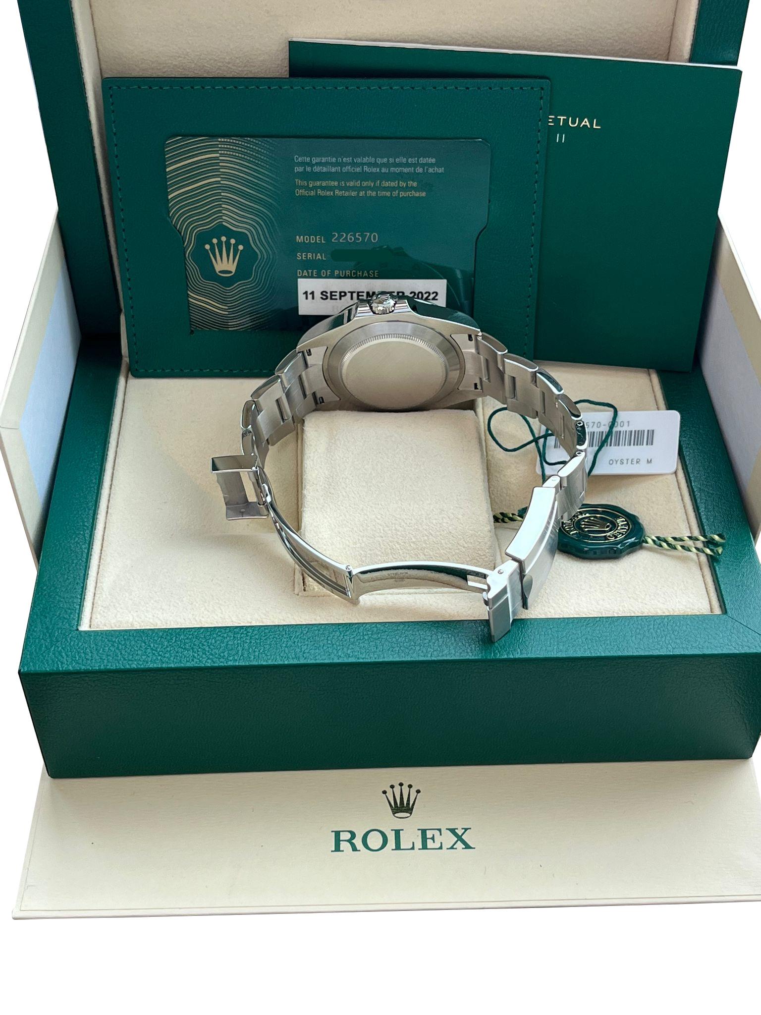 Rolex Explorer II 42mm Polar White Dial Automatic Oystersteel Men's Watch 226570 For Sale 5
