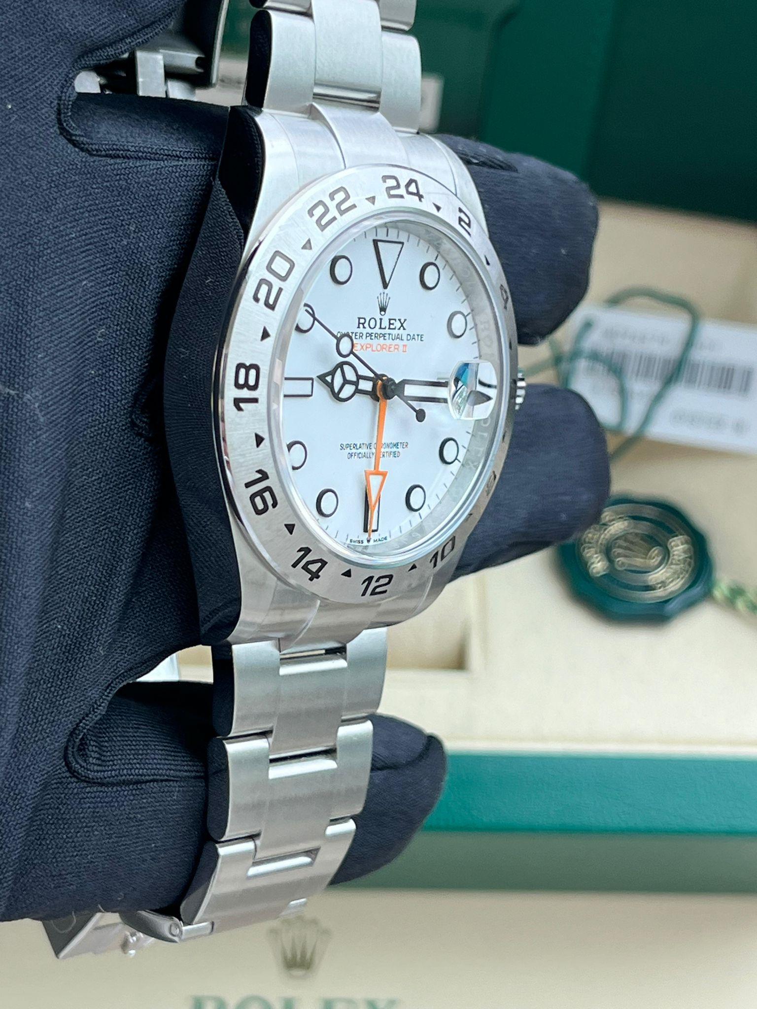 Rolex Explorer II 42mm Polar White Dial Automatic Oystersteel Men's Watch 226570 For Sale 10