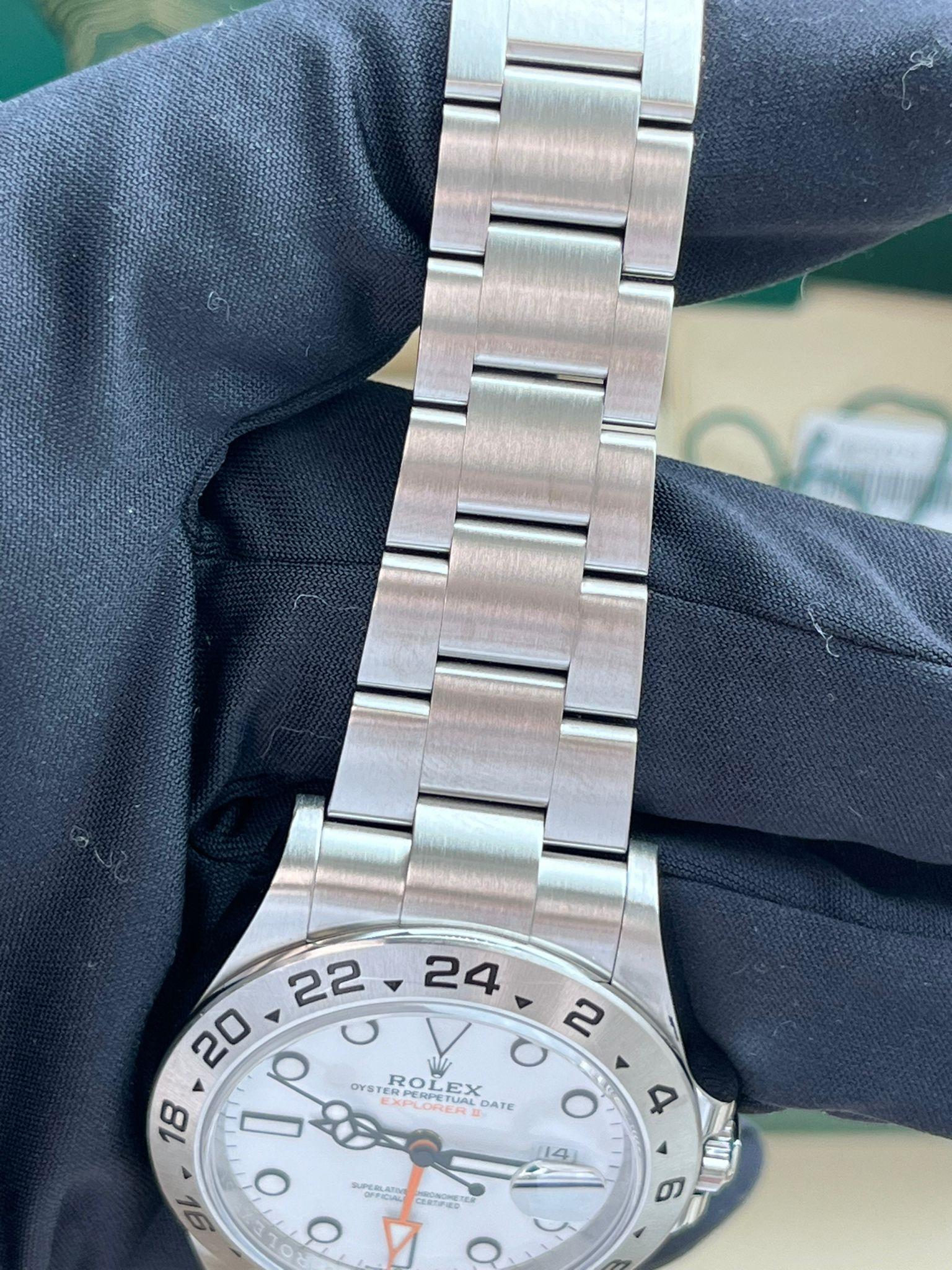 Rolex Explorer II 42mm Polar White Dial Automatic Oystersteel Men's Watch 226570 For Sale 12