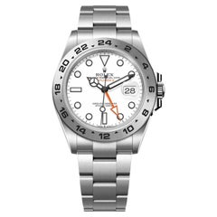Rolex Explorer II 42mm Polar White Dial Automatic Oystersteel Men's Watch 226570