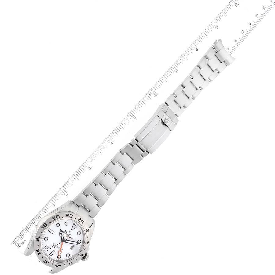 Rolex Explorer II Polar White Dial Steel Mens Watch 226570 Box Card 3