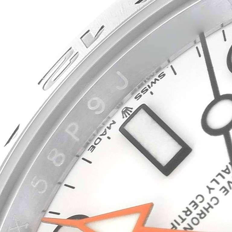 Rolex Explorer II Polar White Dial Steel Mens Watch 226570 Box Card In Excellent Condition In Atlanta, GA