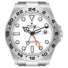Rolex Explorer II 42mm Polar White Dial Steel Mens Watch 226570 Box Card