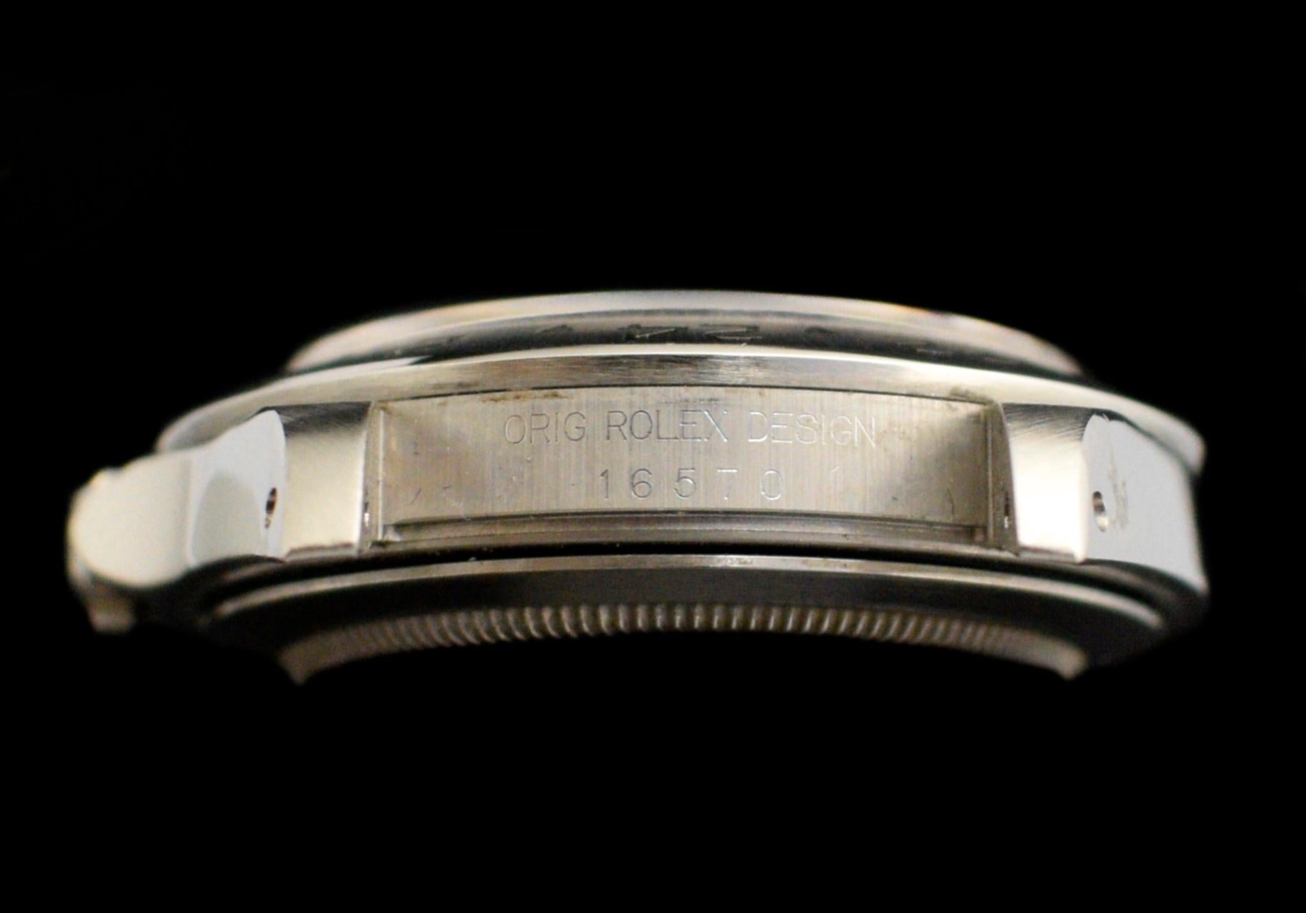 Rolex Explorer II Black Dial 16570 Steel Automatic Watch 1993 For Sale 1