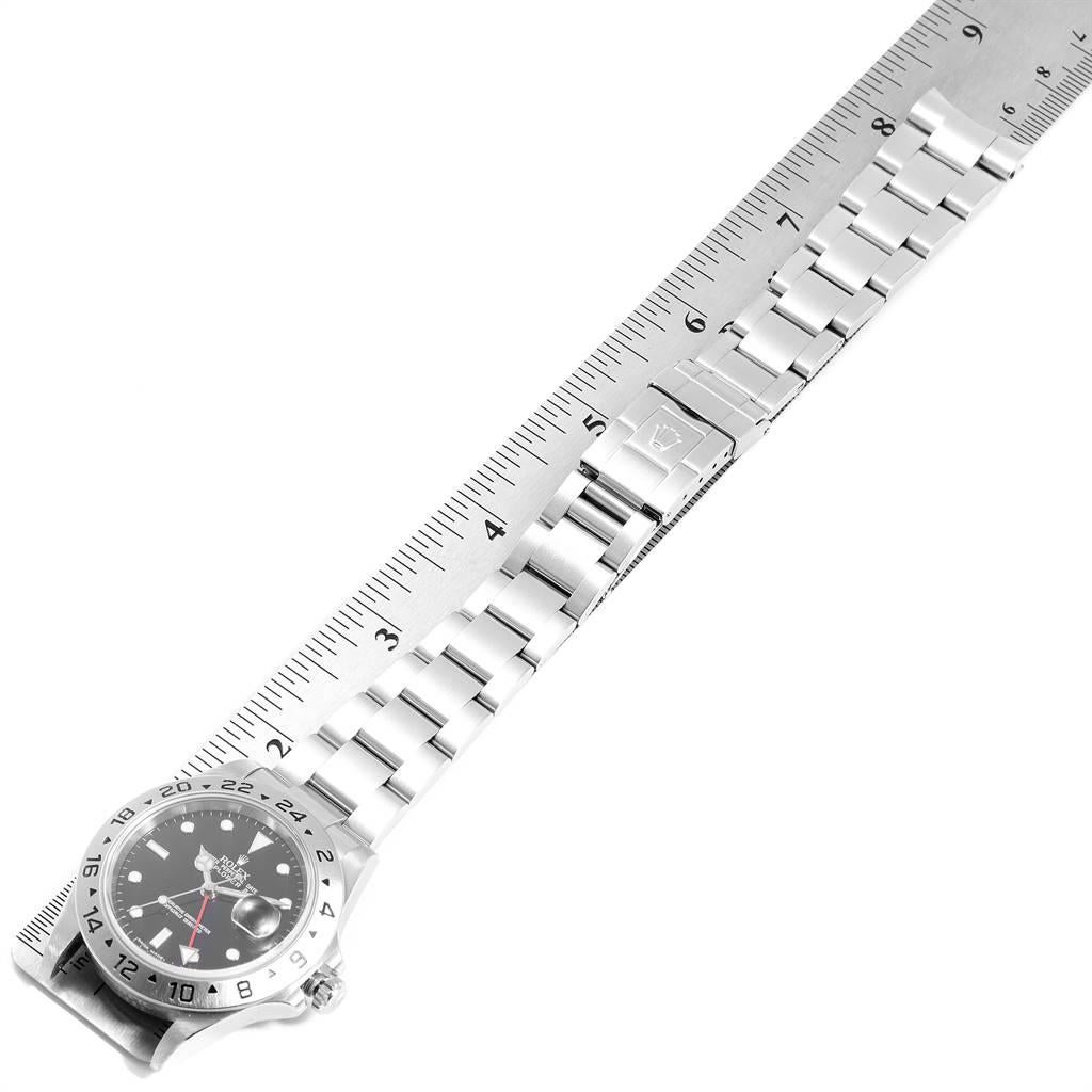 Rolex Explorer II Black Dial Automatic Steel Men's Watch 16570 Box Papers 7