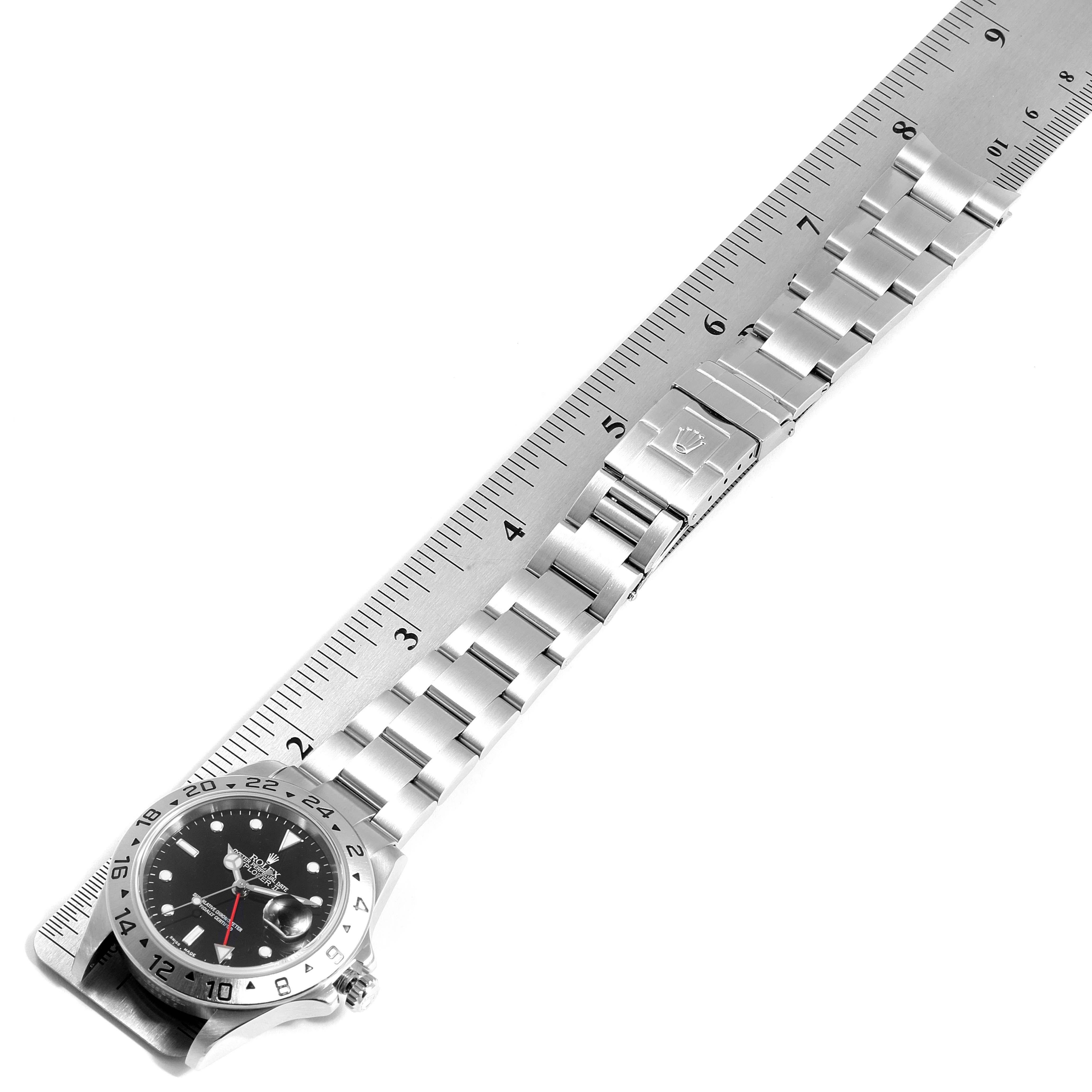 Rolex Explorer II Black Dial Automatic Steel Men's Watch 16570 For Sale 7