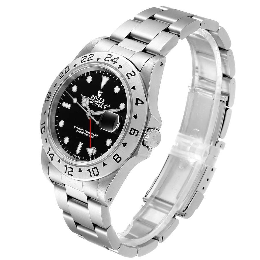 Men's Rolex Explorer II Black Dial Automatic Steel Men’s Watch 16570 For Sale