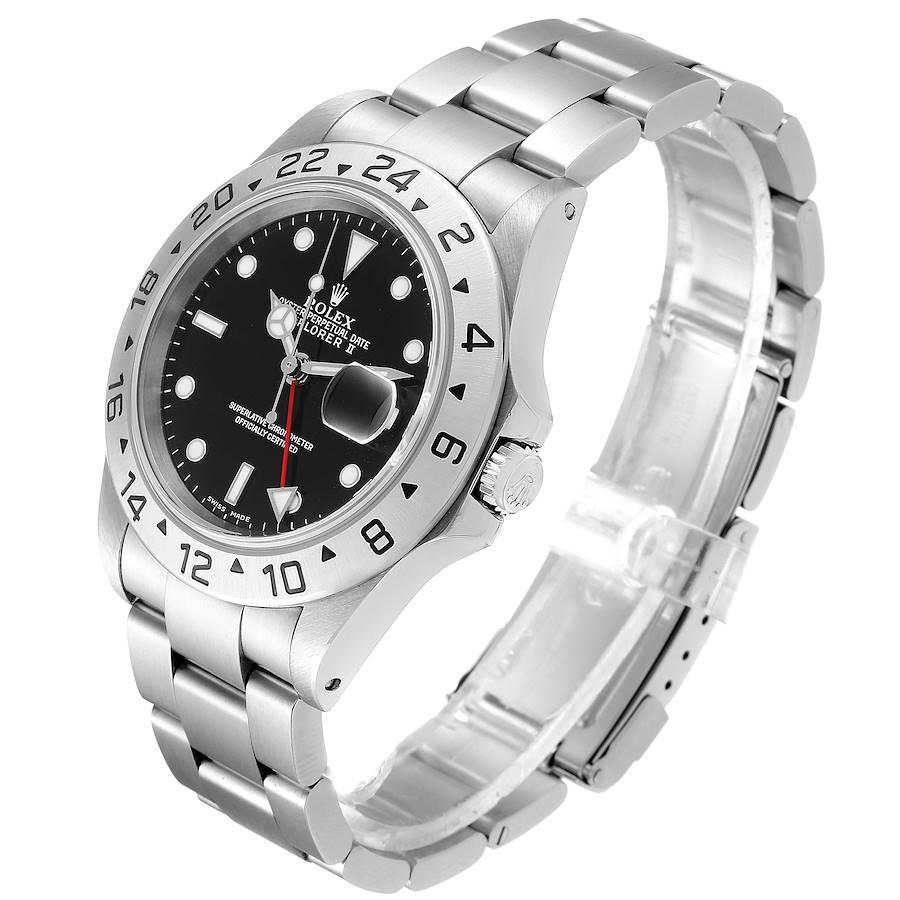 Rolex Explorer II Black Dial Automatic Steel Men's Watch 16570 For Sale 1