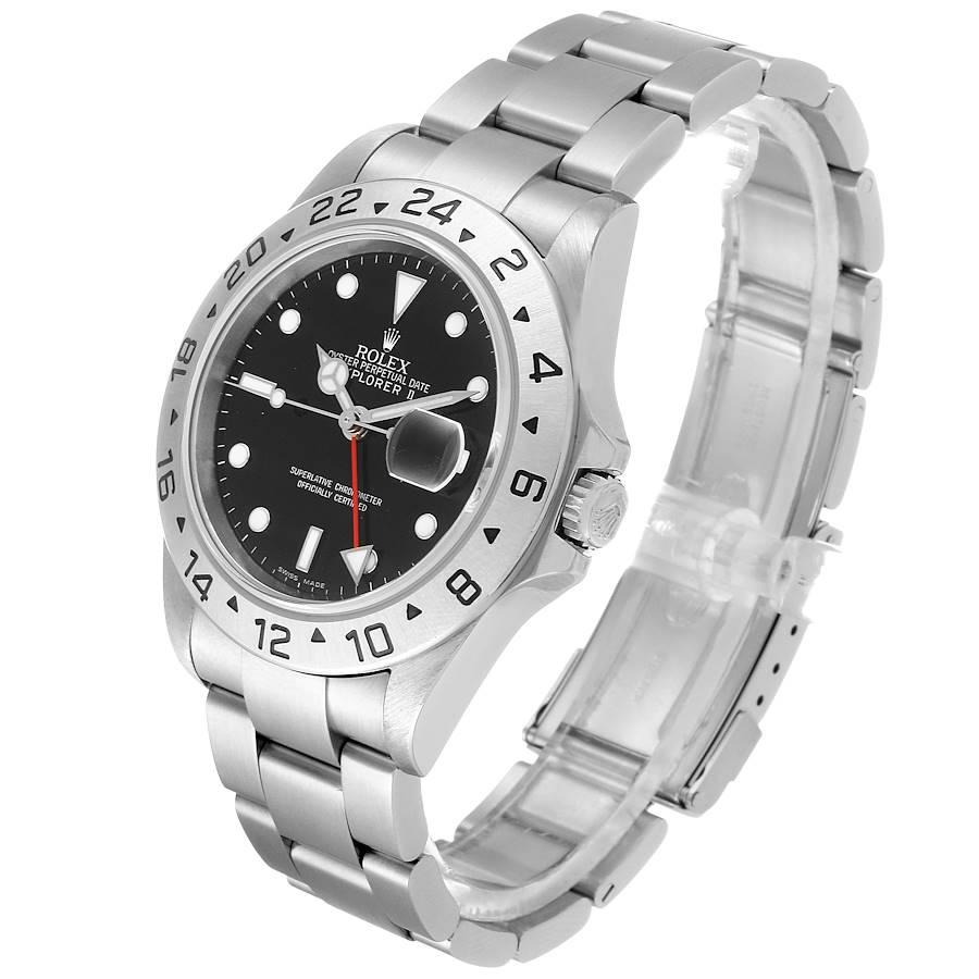 Rolex Explorer II Black Dial Automatic Steel Men's Watch 16570 For Sale 1