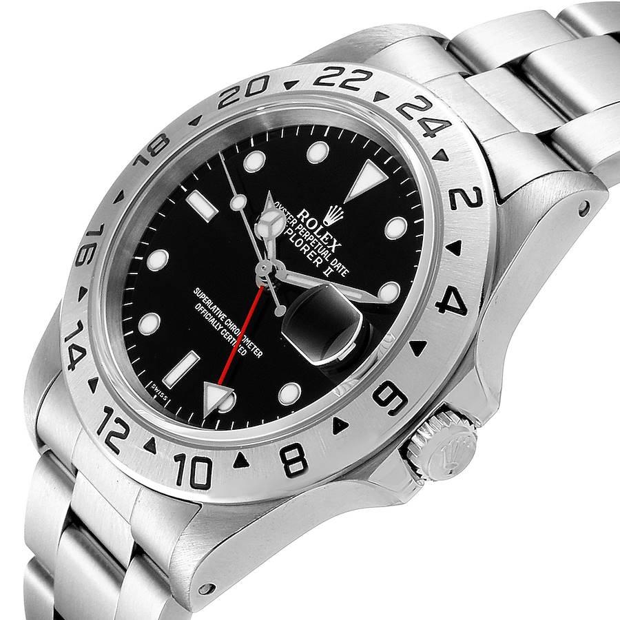 Rolex Explorer II Black Dial Automatic Steel Men’s Watch 16570 For Sale 1