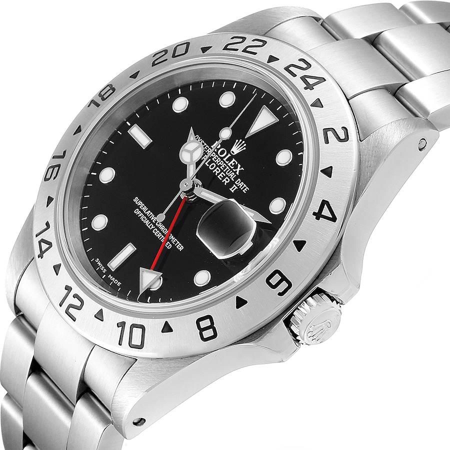 Rolex Explorer II Black Dial Automatic Steel Men's Watch 16570 For Sale 2
