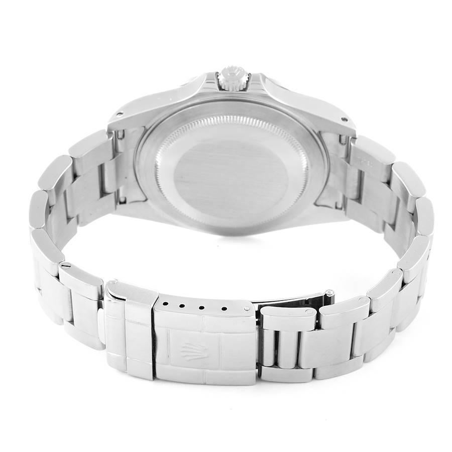 Rolex Explorer II Black Dial Automatic Steel Mens Watch 16570 at 1stDibs