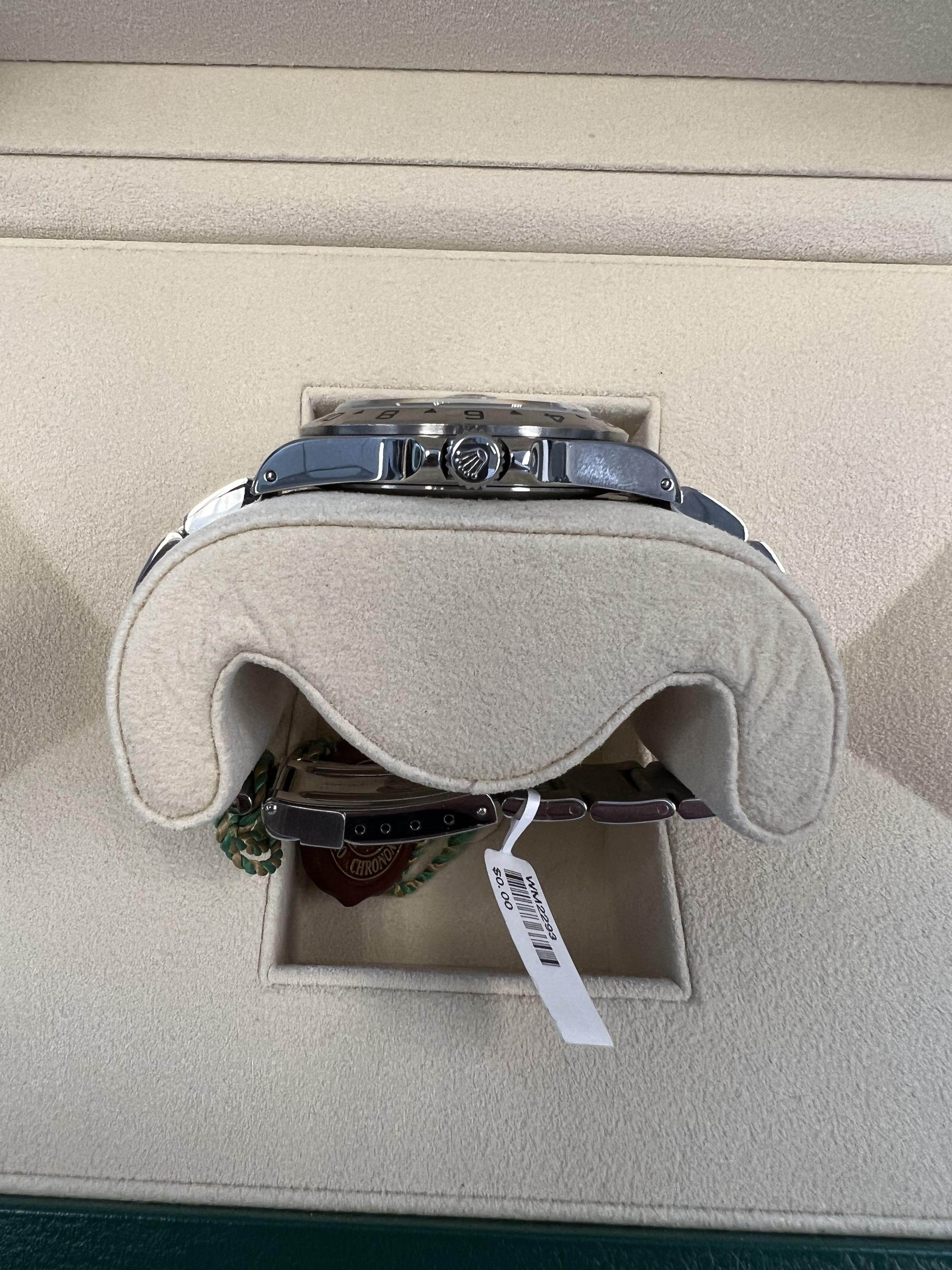 Contemporary Rolex Explorer II Black Dial Box and Papers For Sale