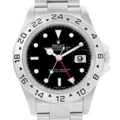 Rolex Explorer II Black Dial Parachrom Hairspring Watch 16570 Box