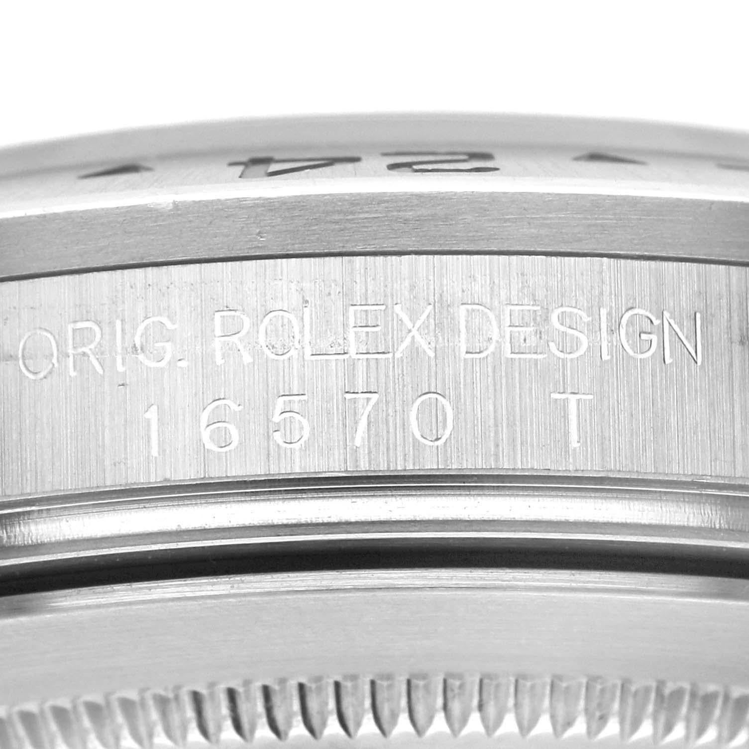 Rolex Explorer II Black Dial Steel Mens Watch 16570 Box Papers 2